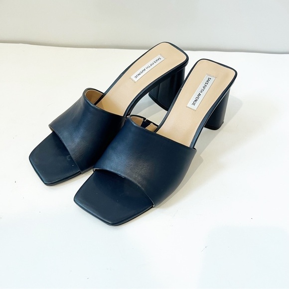 SAKS FIFTH AVENUE Taylor Leather Block-Heel Sandals - Picture 2 of 10